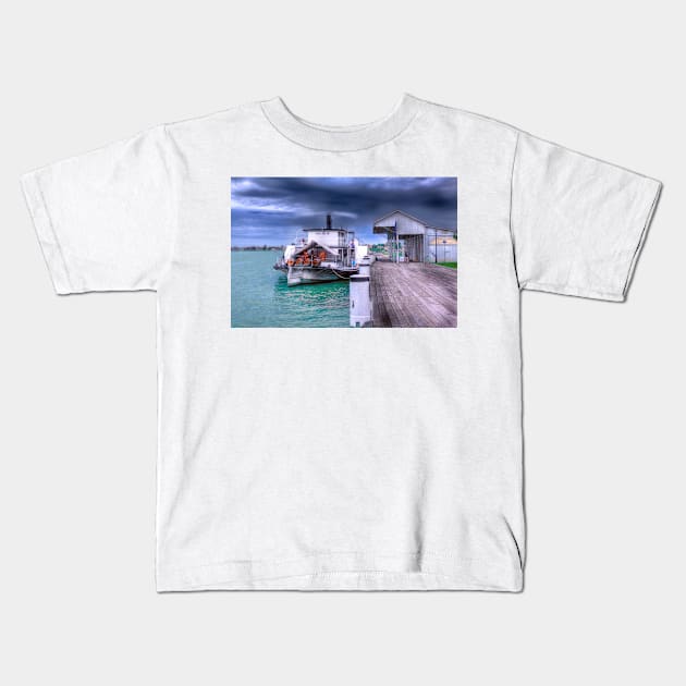 The Oscar W. - Goolwa, South Australia Kids T-Shirt by Mark Richards